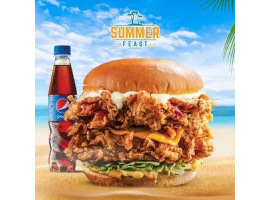 Burger O'Clock Summer Feast Deal 3 For Rs.999/-